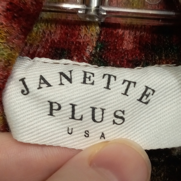 🧁B2G1🧁 Janette Plus Earthy Tones Chevron Pattern Bat-Wing Turtleneck Sweater - Picture 7 of 8